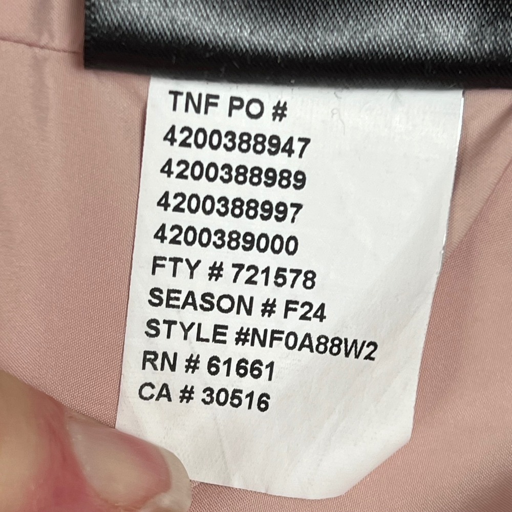 The North Face Pink Moondoggy 600 Down Sherpa Hooded Puffer Jacket 18-24M - Picture 13 of 15